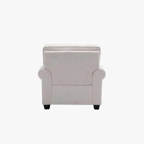 كنبة قماش مفردة بمساند ذراعين نكست من أشتون