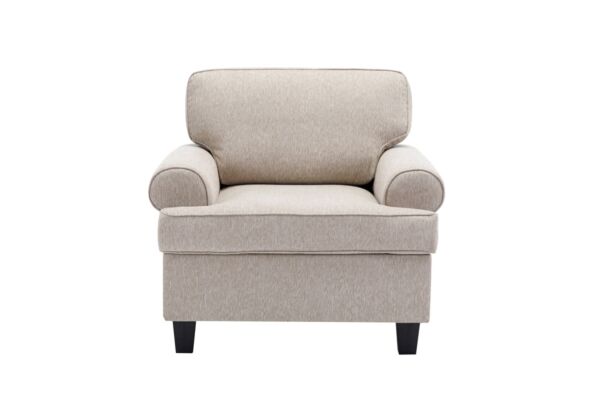 كنبة قماش مفردة بمساند ذراعين نكست من مانهاتن كامبريدج