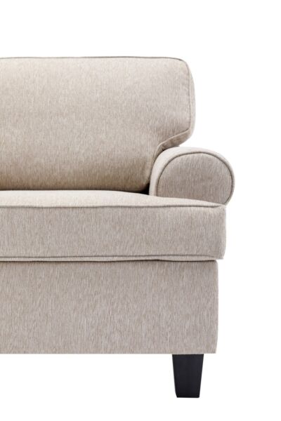 كنبة قماش مفردة بمساند ذراعين نكست من مانهاتن كامبريدج