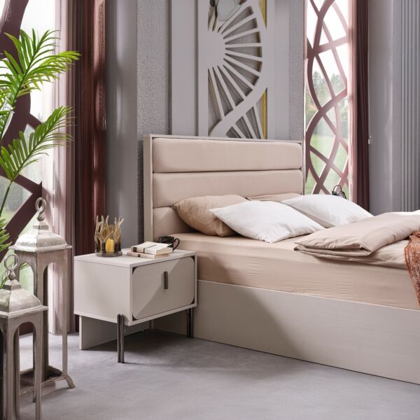 طقم غرفة نوم كينج 6 قطع من بومزا - 180x200 سم