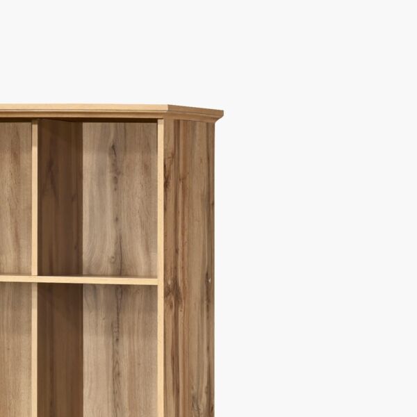 خزانة كتب ببابين من كارنيشن