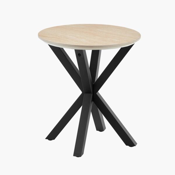 طاولة جانبية مستديرة من حجر ملبد من بيليسيا