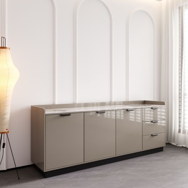 وحدة تخزين بـ3 أبواب و3 أدراج وسطح من الحجر الملبّد من لينتون