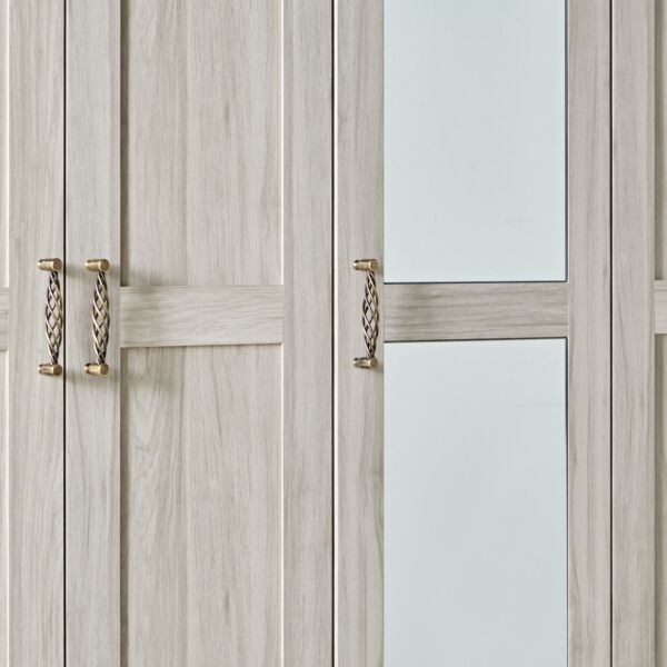 دولاب ملابس 5 أبواب بمرآة من أنجيليك