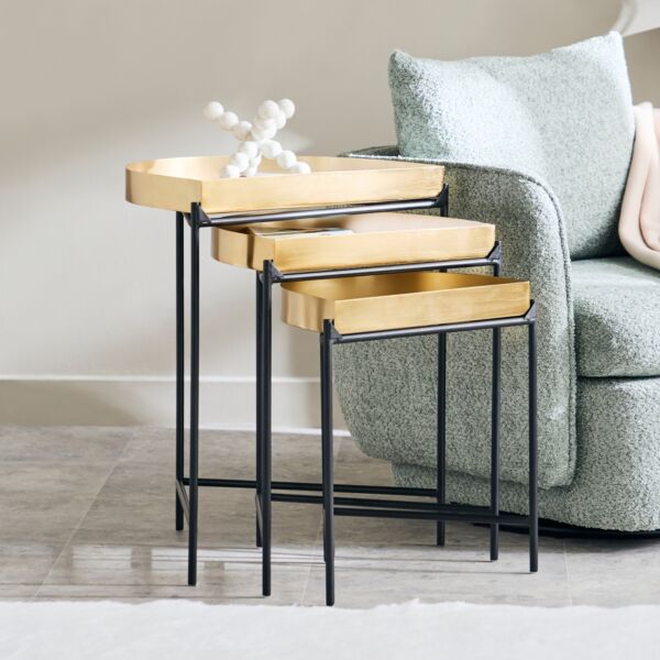 طاولات متداخلة من أباكوس - طقم من 3 قطع