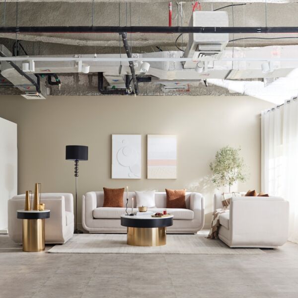 طاولة جانبية بسطح من الرخام الأصلي من باريل