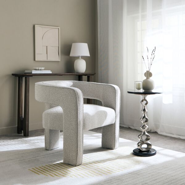 طاولة جانبية بسطح من الرخام الأصلي من أركي