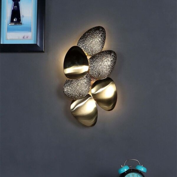 اضاءة جدارية كيترا ذهبي ستانلس