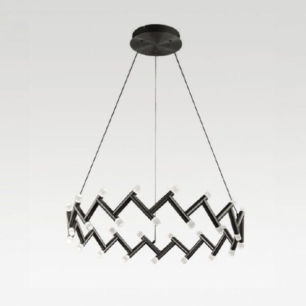 ثريا كازار دائري أسود