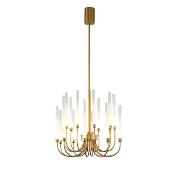 ثريا سكولاري دائري ليد ورملايت - ذهبي