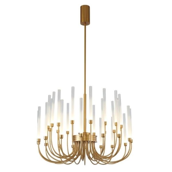 ثريا سكولاري دائري ليد ورملايت - ذهبي