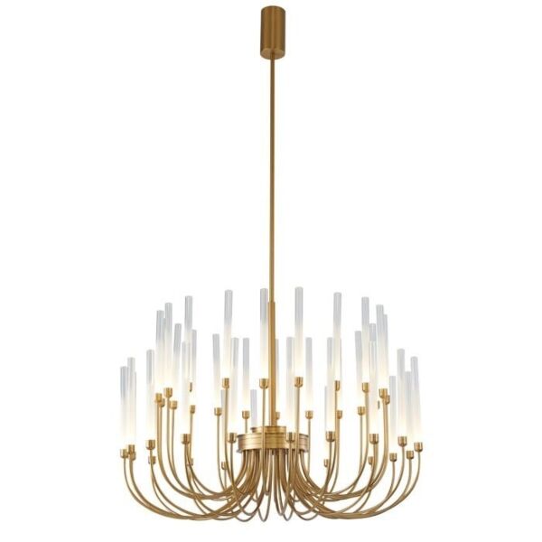 ثريا سكولاري دائري ليد ورملايت - ذهبي