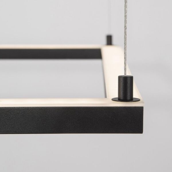 إنارة معلقة سكوير اب ورملايت صغير - اسود