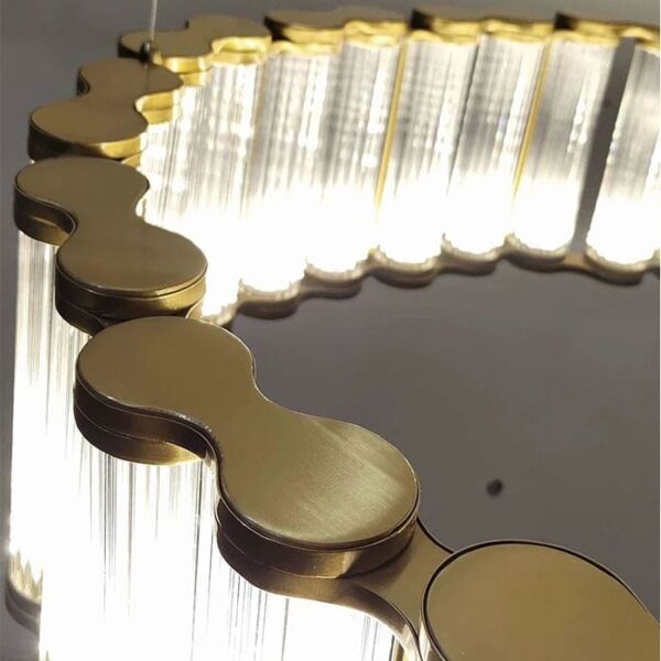 إنارة معلقة ويف - ذهبي