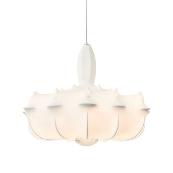إنارة معلقة كوكونا حرير ليد - ابيض