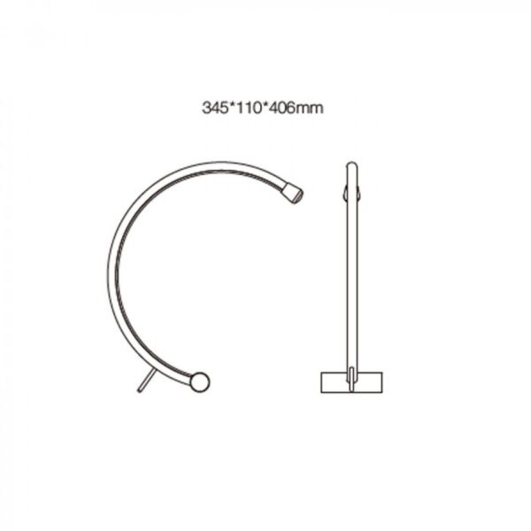 ابجورة طاولة كروم ارك