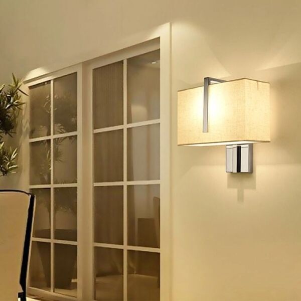 اضاءة جدارية ويندو - بيج وفضي