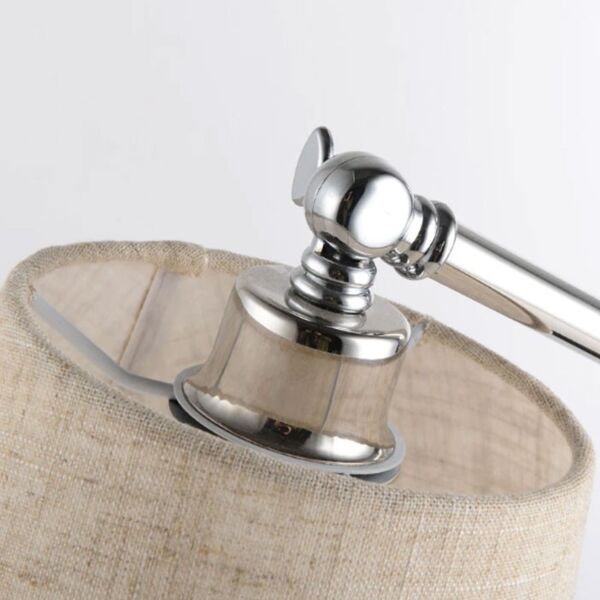 ابجورة طاولة كروم دائري - بيج