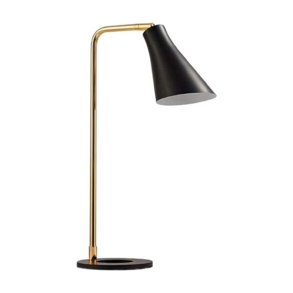 ابجورة طاولة مودرن لمس - اسود وذهبي