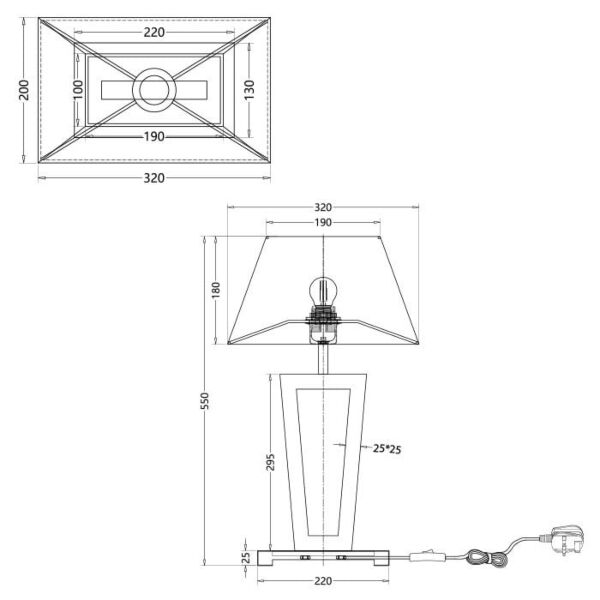 ابجورة سلاي - ذهبي واسود
