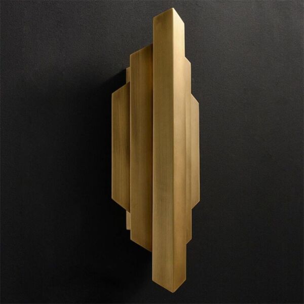 اضاءة جدارية جرافيك - ذهبي