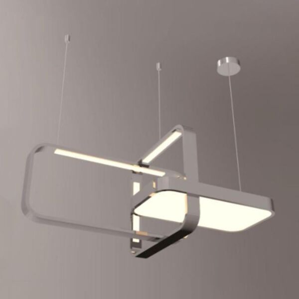 انارة معلقة قويزل كروم ليد 88 سم