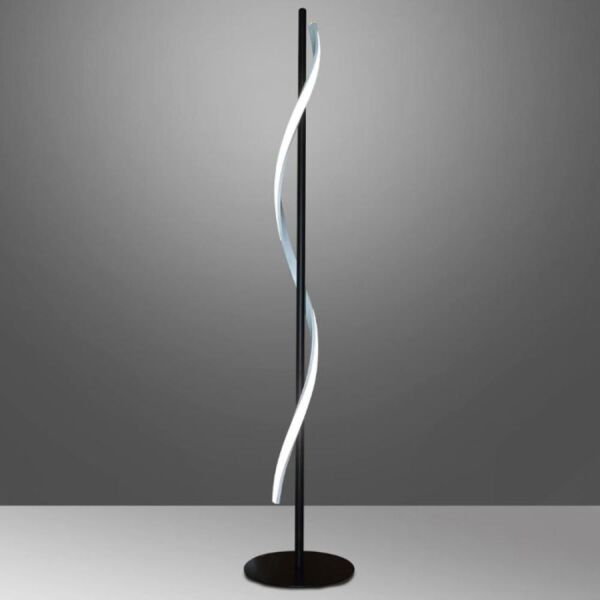 ابجورة ارضية بودا 24 واط 130 سم - أسود وأبيض