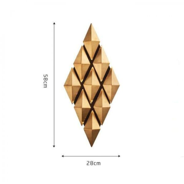 انارة جدارية ايليك - ذهبي
