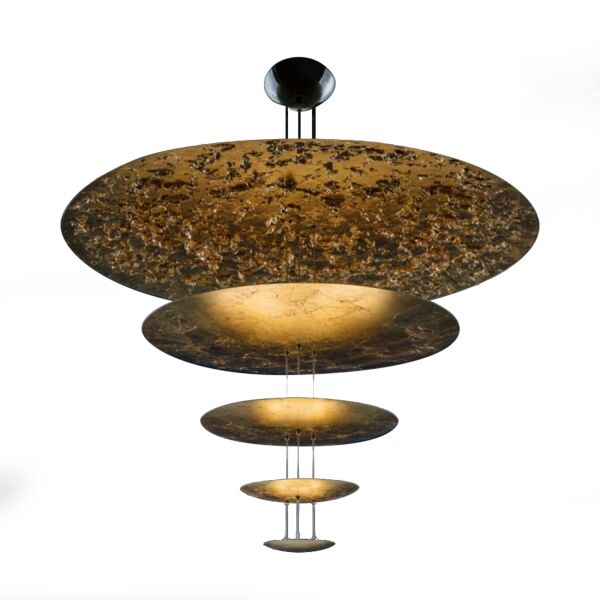 ثريا كاتيلاني دائرية ذهبي 54 وات