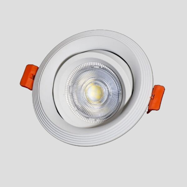 قاعدة سبوت لايت متحرك محزز 8 سم