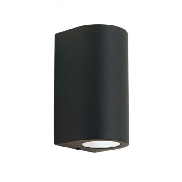 اضاءة جدارية خارجية اب داون - اسود