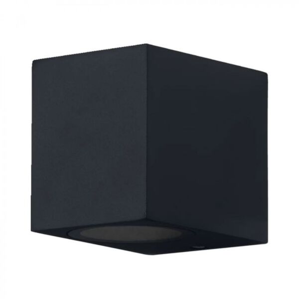 اضاءة جدارية خارجية داون مربع - اسود