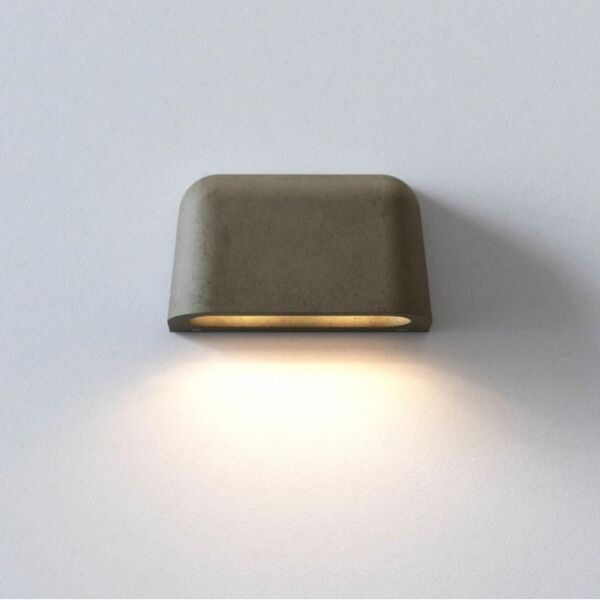اضاءة جدارية استرو اسمنت - رمادي