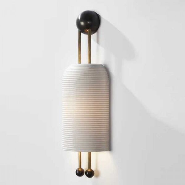 إضاءة جدارية جاك - أبيض وأسود