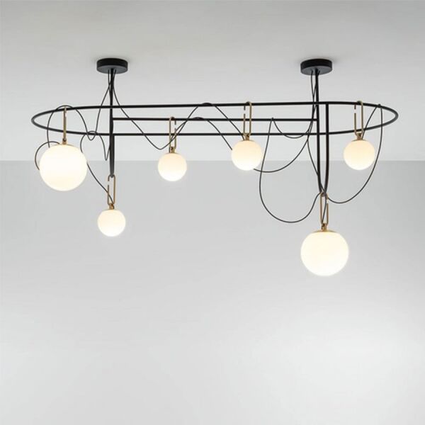 إنارة معلقة كرادل 169 سم - أسود