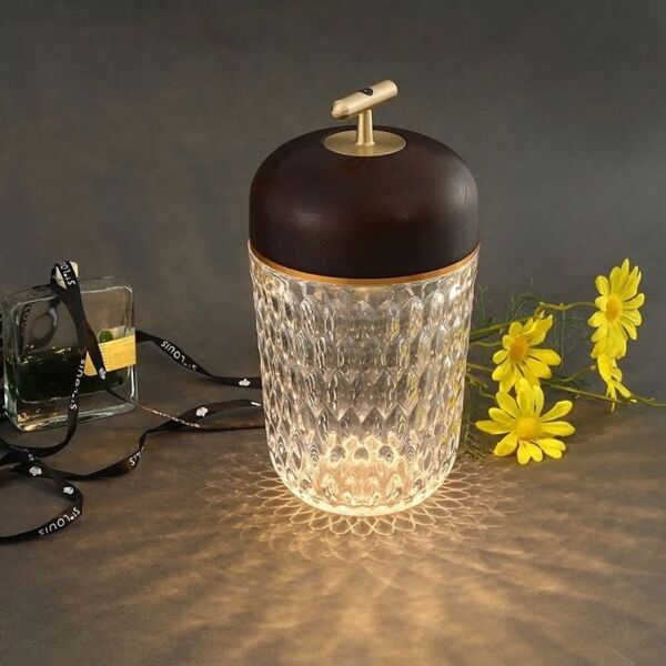 تحفة طاولة باضاءة فيولا - ذهبي