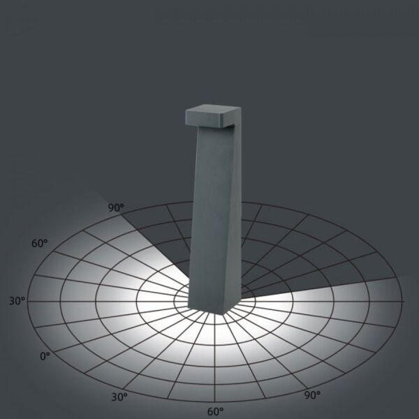 كشاف حديقة مودرن ناي - رمادي