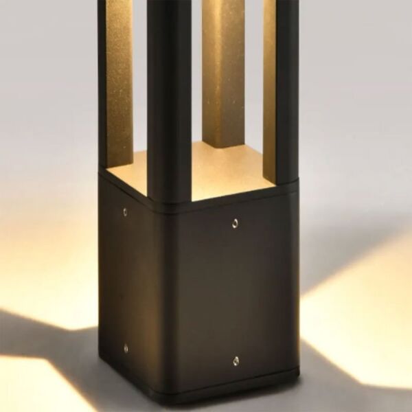 كشاف حديقة كيوب 60 سم - اسود