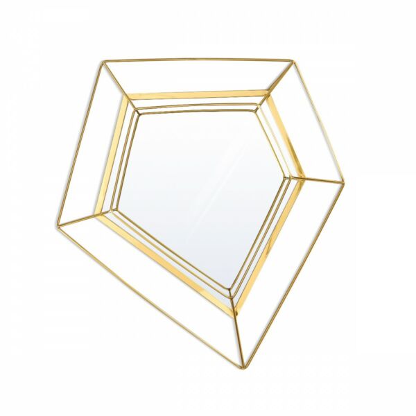 مراية حائط استرا - ذهبي