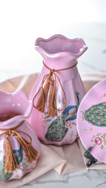 طقم فازات بينك كوك