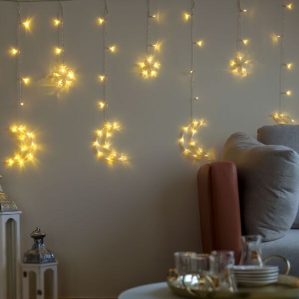 اضاءة زينة ستارة ريفا