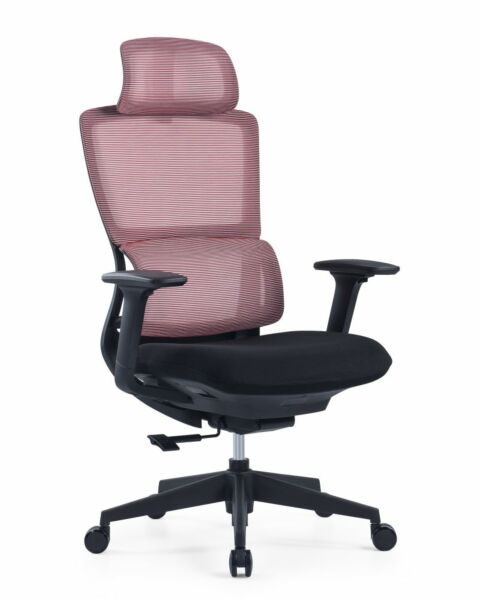 كرسي مكتب متحرك جراند - عودي واسود