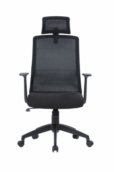 كرسي مكتب متحرك سيلف - اسود