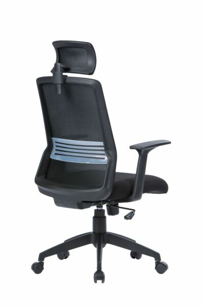 كرسي مكتب متحرك سيلف - اسود