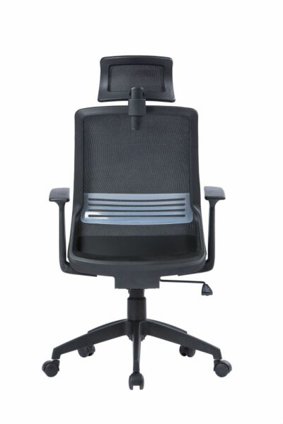 كرسي مكتب متحرك سيلف - اسود