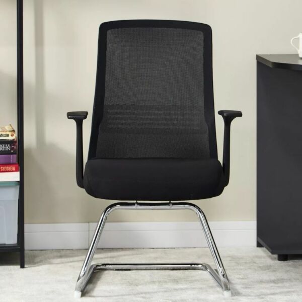 كرسي مكتب ثابت باور - اسود