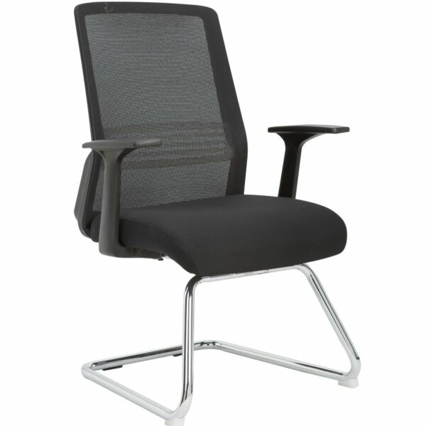 كرسي مكتب ثابت باور - اسود