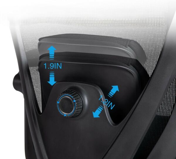 كرسي مكتب يورك - اسود