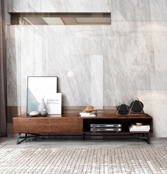 طاولة تلفزيون بريكا - بني