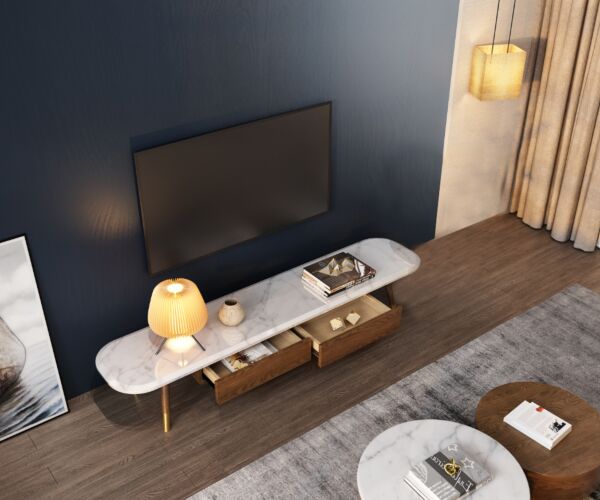 طاولة تلفزيون رويال كورت